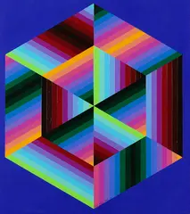 Soeg by Victor Vasarely, 1979, Acrylic, sold Jun 2007