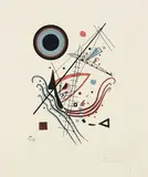 Blau by Wassily Kandinsky, 1922, Lithograph in colours, sold Jun 2007