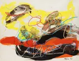 Karel Appel, Ohne Titel, 1958, Gouache