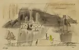 Lyonel Feininger, Untitled (Roadstead)