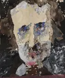 Horst Janssen, Zu Paranoia (Porträt von Edgar Allan Poe), 1981, Watercolour