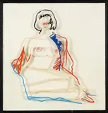 Tom Wesselmann, Monica Sitting Undressing, 1986, Multiple