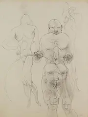 Hans Bellmer, Ohne Titel, 1955, Pencil