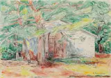Hans Purrmann, Haus im Grödner Tal in Südtirol