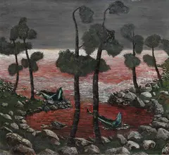 Joachim Ringelnatz, Urtiere, 1930, Oil on canvas