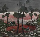 Joachim Ringelnatz, Urtiere, 1930, Oil on canvas