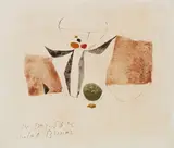 14. Dez. 58 M by Julius Heinrich Bissier, 1958, Egg and oil tempera, sold Jun 2007
