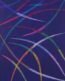 Ov'est by Piero Dorazio, 1992, Oil on canvas, sold Jun 2007