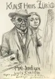 Lovis Corinth, Selbstbildnis mit Modell, 1924, Lithograph