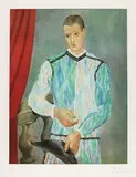 Harlequin by Pablo Picasso, 1966, Offset in colours, sold Jun 2007