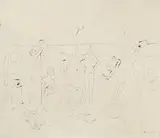 Pablo Picasso, Les Saltimbanques, 1905, Drypoint