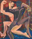 Elvira Bach, Synkope, 1986, Acrylic on canvas