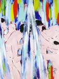 Salomé, Dusche V, 1987, Acrylic on canvas