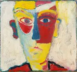 Mikhail Menkov, Kopf, 1921, Oil on canvas
