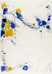 Foot Print by Sam Francis, 1960, Lithograph in colours, sold Jun 2007