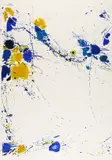 Sam Francis, Foot Print, 1960, Lithograph in colours