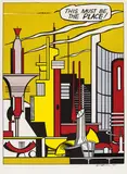 Roy Lichtenstein, This Must Be the Place, 1965, Offset lithograph in colours