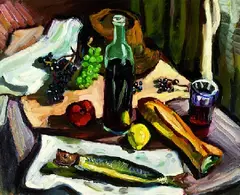 Friedrich Kunitzer, Pariser Stillleben, 1930, Oil on canvas