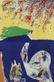 Asger Jorn, Die zwei Elemente, 1970, Lithograph in colours