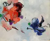 Theodor Werner, Komposition XXXV, 1958, Oil on canvas