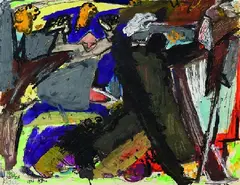 Wilhelm Hillern-Flinsch, Explosion (Krieg), 1957, Mixed media
