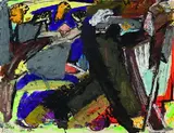 Wilhelm Hillern-Flinsch, Explosion (Krieg), 1957, Mixed media