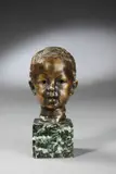 Arno Breker, Kopf eines Knaben, 1956, Bronze