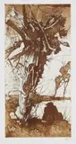 4 Bll.: Figürliche Kompositionen by Horst Janssen, 1972, Etching, sold Jun 2007
