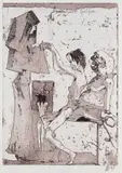 Horst Janssen, 4 Bll.: Figürliche Kompositionen, 1971, Lithograph