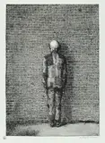 A. Paul Weber, 3 Bll.: Die Bücherkiste. Der Leser (III). Der Staatsfeind, 1956, Lithograph
