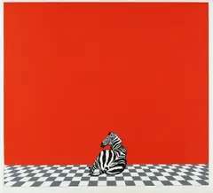 Dieter Asmus, Zebra, 1968, Silkscreen in colours