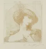 Ernst Fuchs, Cosima, 1978, Lithograph
