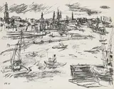 Oskar Kokoschka, Hamburger Hafen