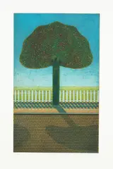 Diverse Künstler, 2 Bll.: Figürliche Komposition, 1971, Etching in colours