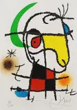Joan Miró, Aus: Le vent parmi les roseaux, 1971, Etching and aquatint in colours