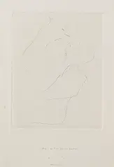 Gerhard Altenbourg, 2 Bll.: ... erblickt er des Tieres lechzendes Zwinkern. Der Nornen Dämmerung, 1986, Etching