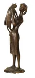 Ursula Hanke-Förster, Mädchen mit Katze, Bronze