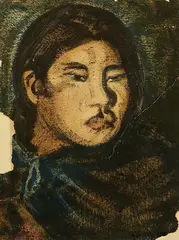 Cecilio Guzmán de Rojas, Frauenportrait, 1920, Oil