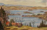 Paul Neresheimer, Staffelsee, 1929, Oil