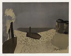 Nach- Marine by Georges Braque, 1960, Lithograph in colours, sold May 2007