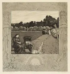 Kind by Max Klinger, 1882, Etching, sold May 2007