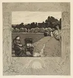 Max Klinger, Kind, 1882, Etching