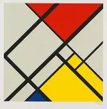 César Domela, Ohne Titel, 1926, Silkscreen in colours