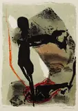 Giuseppe Santomaso, Senza titolo, 1962, Lithograph in colours