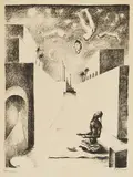 Carlo Mense, o.T. (Orientalische Phantasie), 1921, Lithograph