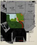 Rainer Wittenborn, 7,.8990 (Helikopter), 1970, Silkscreen