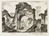 Der Ehrenbogen des Drusus by Georg Christoph Kilian, 1767, Etching, sold May 2007