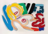 Tom Wesselmann, Big blonde with choker, 1992, Silkscreen in colours
