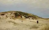 Dünenstrand auf Rügen by Eugen F. P. Bracht, 1877, Oil on canvas, sold Mar 2007