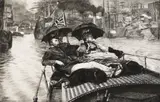 James Tissot, Sur la Tamise, 1876, Etching